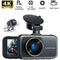 4K Dash Cam Front and Rear 3 Inch Dual Dash Camera, with 1080P Waterproof Car Camera, Loop Recording, G-Sensor Function, Motion Detection, Parking Monitor, WDR